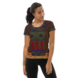Frozen Shopkeeper Running Costume Women&#39;s Athletic T-shirt