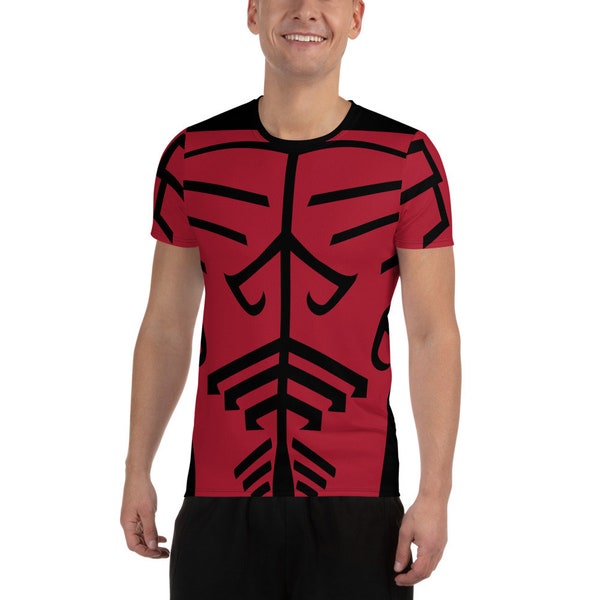 Sith Lord Running Costume Men's Athletic T-shirt