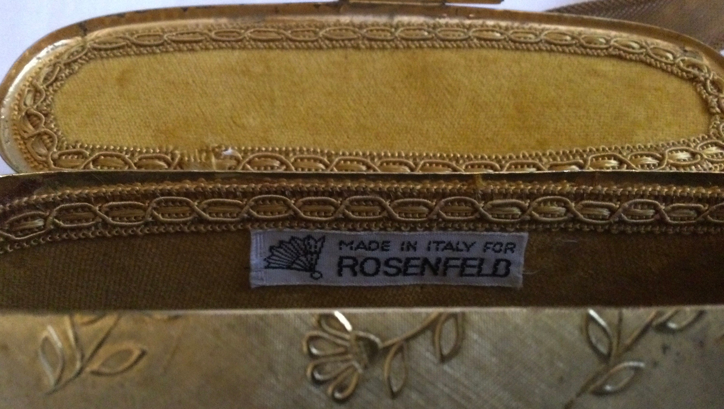 Rosenfeld Genuine Turtle skin handbag