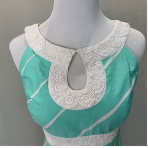 NWT Lilly Pulitzer Candice Dress - New-With-Tags Lilly Pulitzer Crash-Landing Print Sand-Bar-Blu CANDICE Shift Dress Size 8