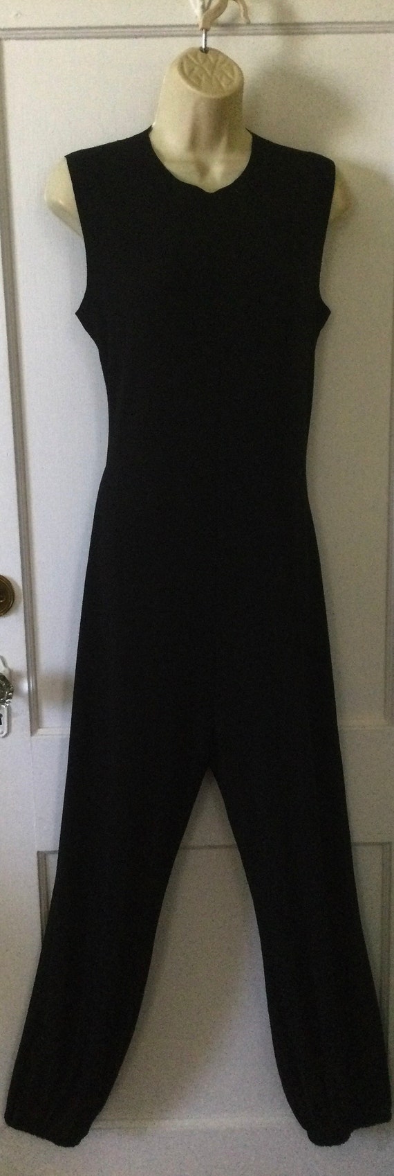 Black NORMA KAMALI Jumpsuit - Black 1990’s Vintag… - image 8