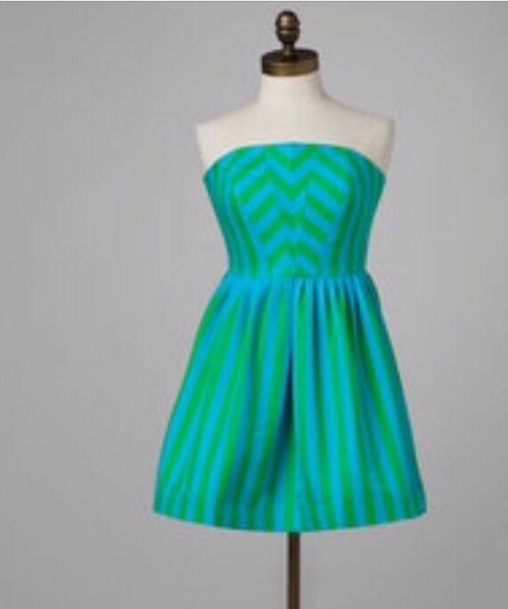 lilly pulitzer blue striped dress
