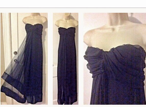 Saint Laurent strapless party dress - Black
