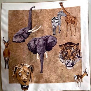 Hermes Africa Scarf - Etsy