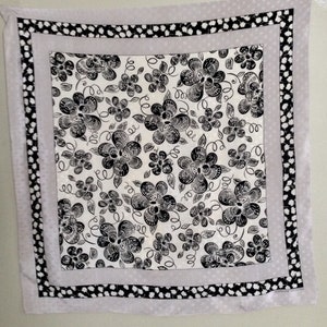Adrienne Vittadini Vintage Floral Scarf - Khaki/Black Silk Floral Square 1980’s Vintage Scarf by ADRIENNE VITTADINI