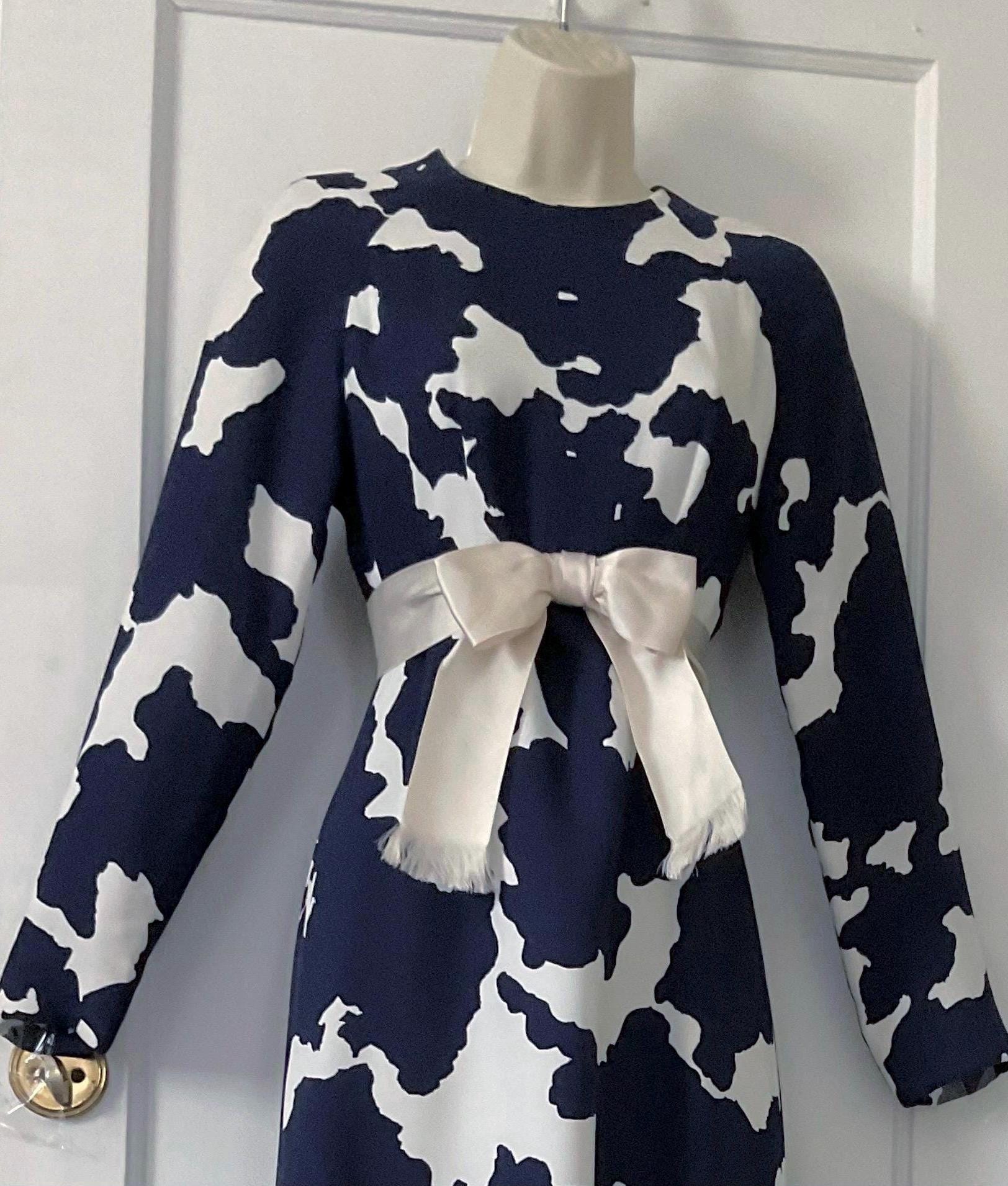 Cow Print Formal Dress - Etsy