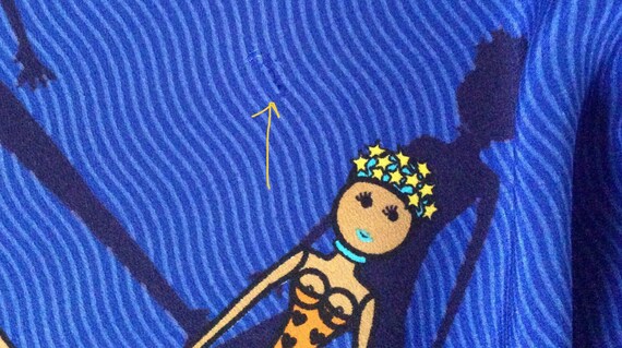 MOSCHINO Swimmer’s Print Scarf - Rare Blue Synchr… - image 10