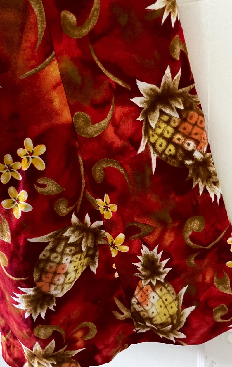 Hawaiian Floral Pineapple Print Women's Robe main image 1