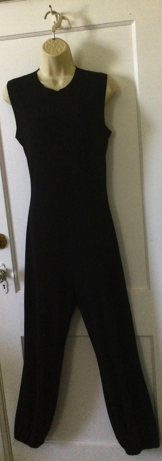 Black NORMA KAMALI Jumpsuit - Black 1990’s Vintag… - image 7