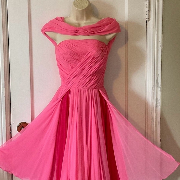 Pink Vintage Dress - Etsy