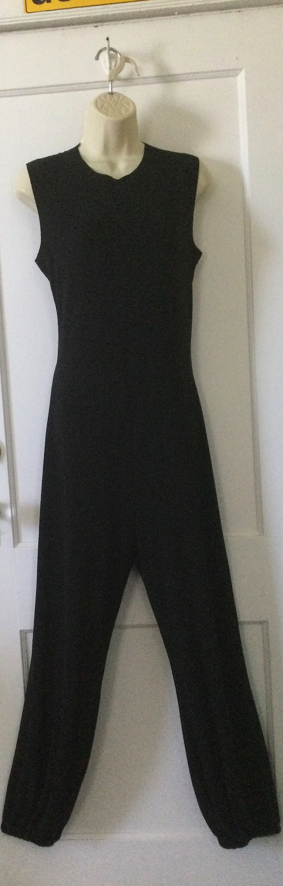Black NORMA KAMALI Jumpsuit - Black 1990’s Vintag… - image 4