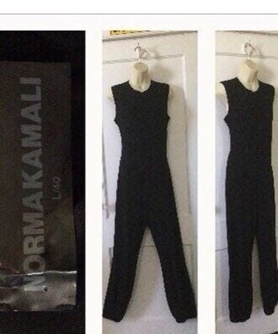 Black NORMA KAMALI Jumpsuit - Black 1990’s Vintage