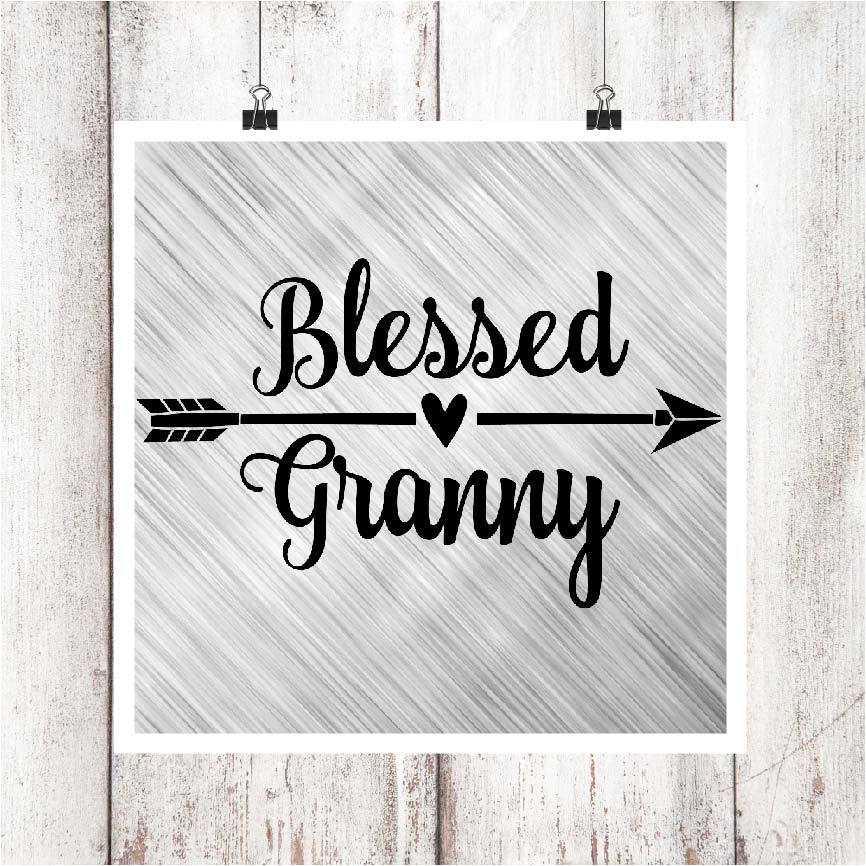 Download Blessed Granny SVG/DXF/EPS File | Etsy