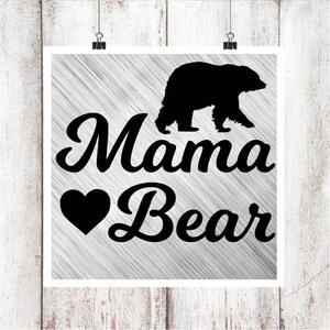 Mama Bear SVG/DXF/EPS File
