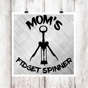 Mom&#39;s Fidget Spinner V2 SVG/DXF/EPS File
