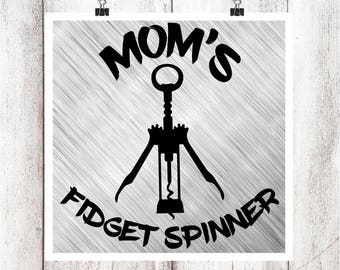 Mom's Fidget Spinner V2 SVG/DXF/EPS File