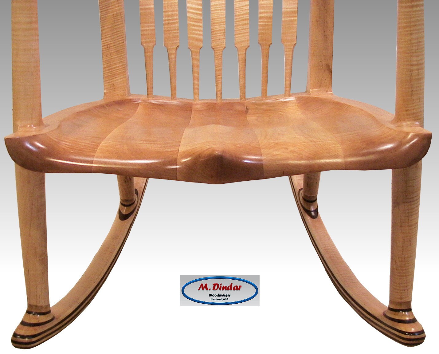 Maple Ridge Rocking Chairs Maple (curly) Rocking Chair - Etsy