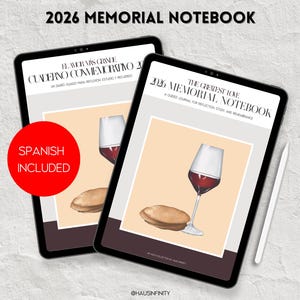 JW 2026 Memorial Bible Reading Study Guide Schedule and Worksheet Hyperlinked Notebook, Conmemoracion De La Muerte De Cristo, Pioneer Gift