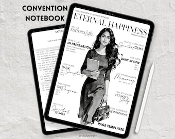 2026 Eternal Happiness JW Digital Special Convention Notebooks, Regional Assembly Journal Workbook, Hyperlinked PDF, Lined & Blank Pages
