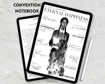 2026 Eternal Happiness JW Digital Special Convention Notebooks, Regional Assembly Journal Workbook, Hyperlinked PDF, Lined & Blank Pages