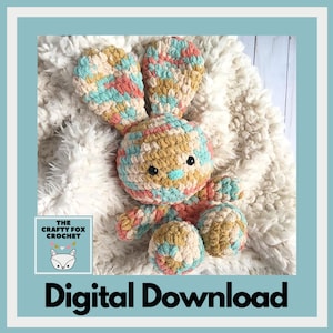 Amelia the Spring Bunny Crochet PATTERN, Bunny Crochet PATTERN, Amigurumi Bunny, Crochet Bunny, Digital Download