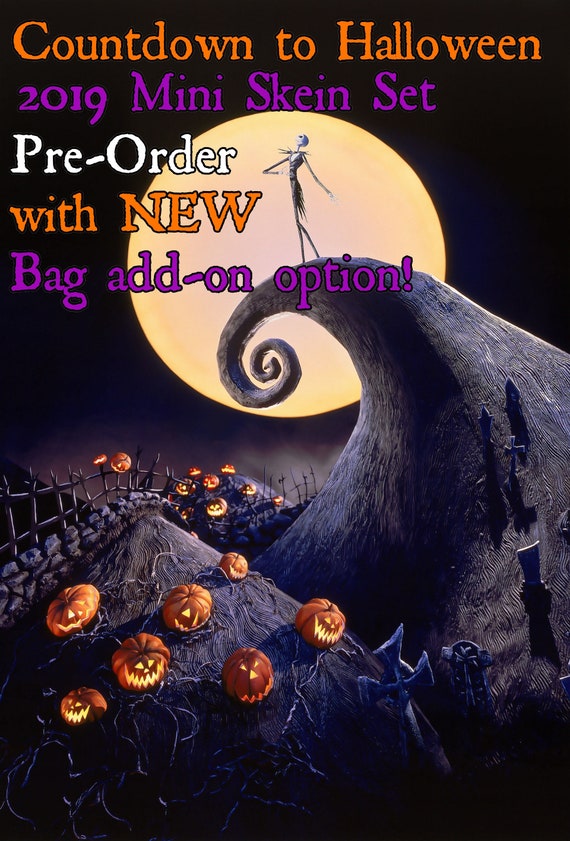 PreOrder Countdown to Halloween 2019 Mini Skein Set With ... Pre-Order: Countdown