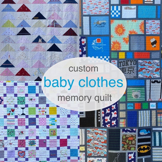 Custom Memory Quilt: Made-to-Order Baby Clothes Keepsake
