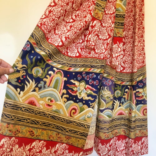 Vintage shops Indonesian dress, Indonesian print dress, ethnic cotton dress, full length vintage wrap dress