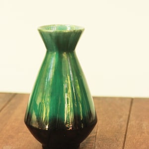 glazed studio vase