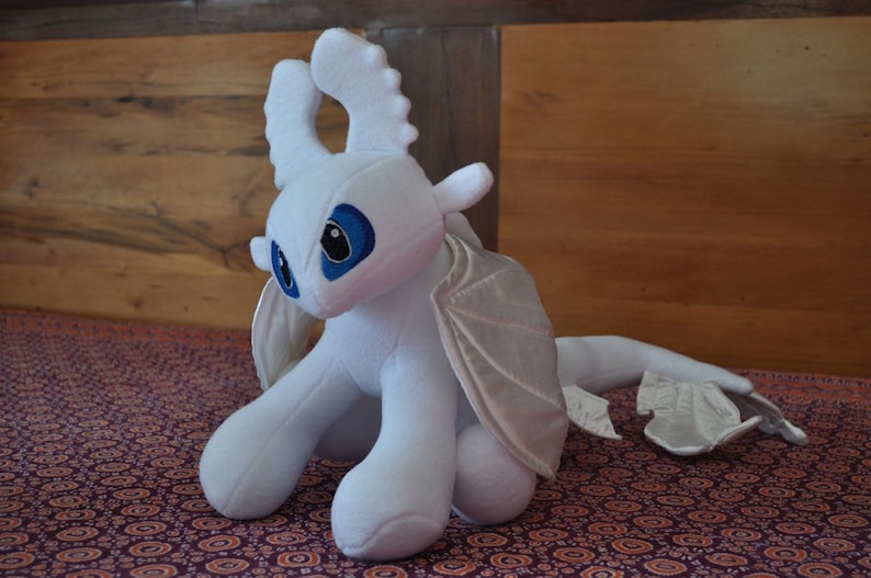 Light Fury Plush/how to Train Your Dragon/dragon Suffie/night | Etsy