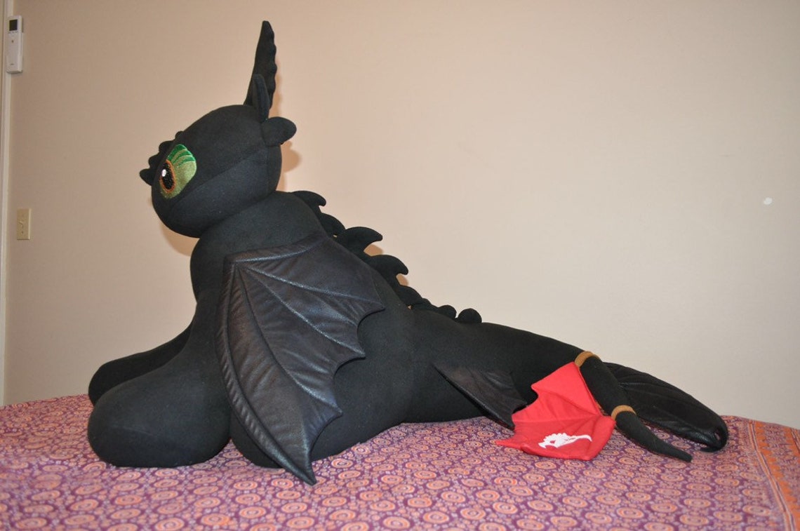 Giant Toothless/toothless Plush/how to Train Your Dragon Etsy