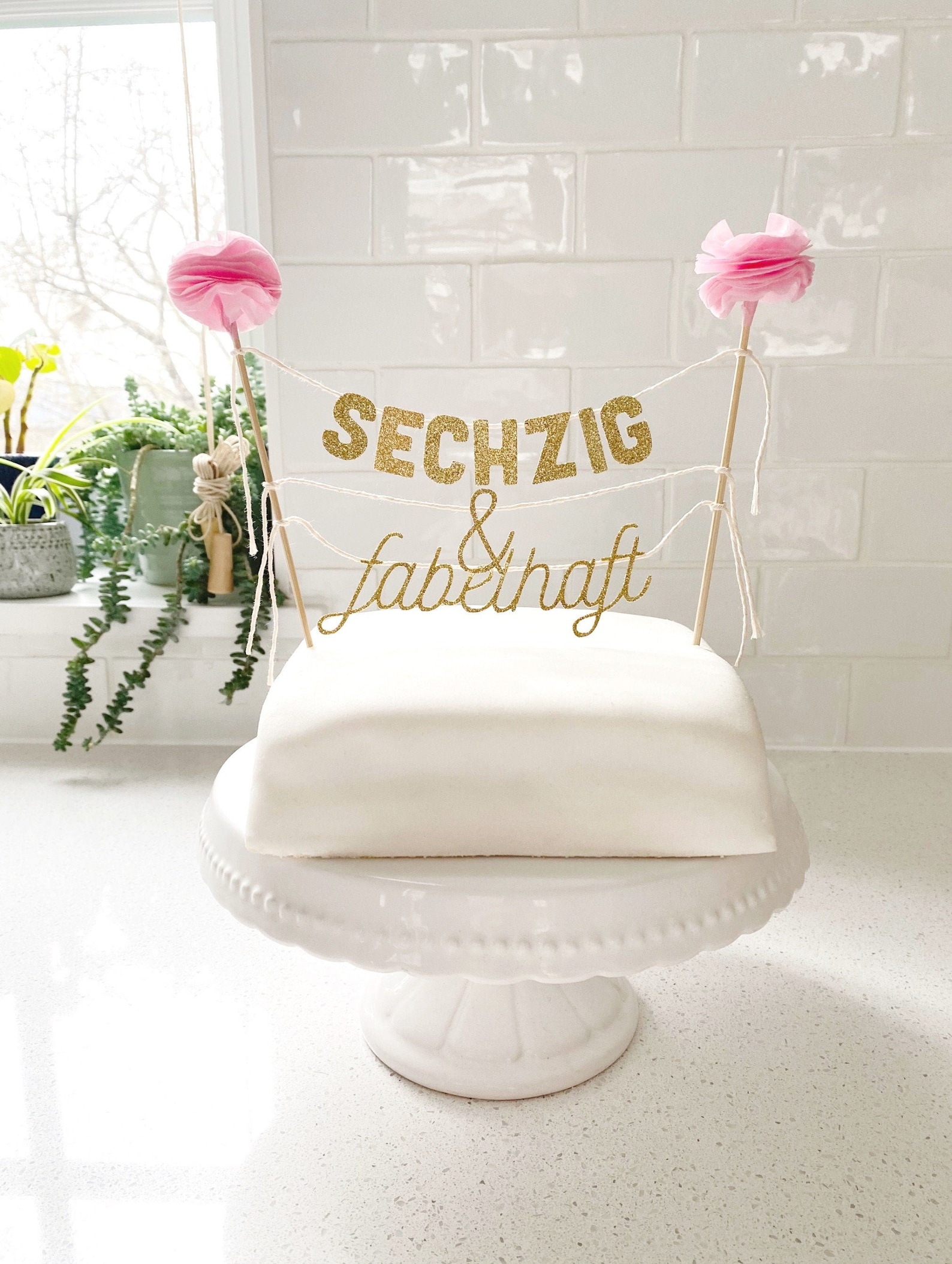 60 Fabelhaft Cake Topper 60. Geburtstag Frau Geschenk Deko - Etsy.de