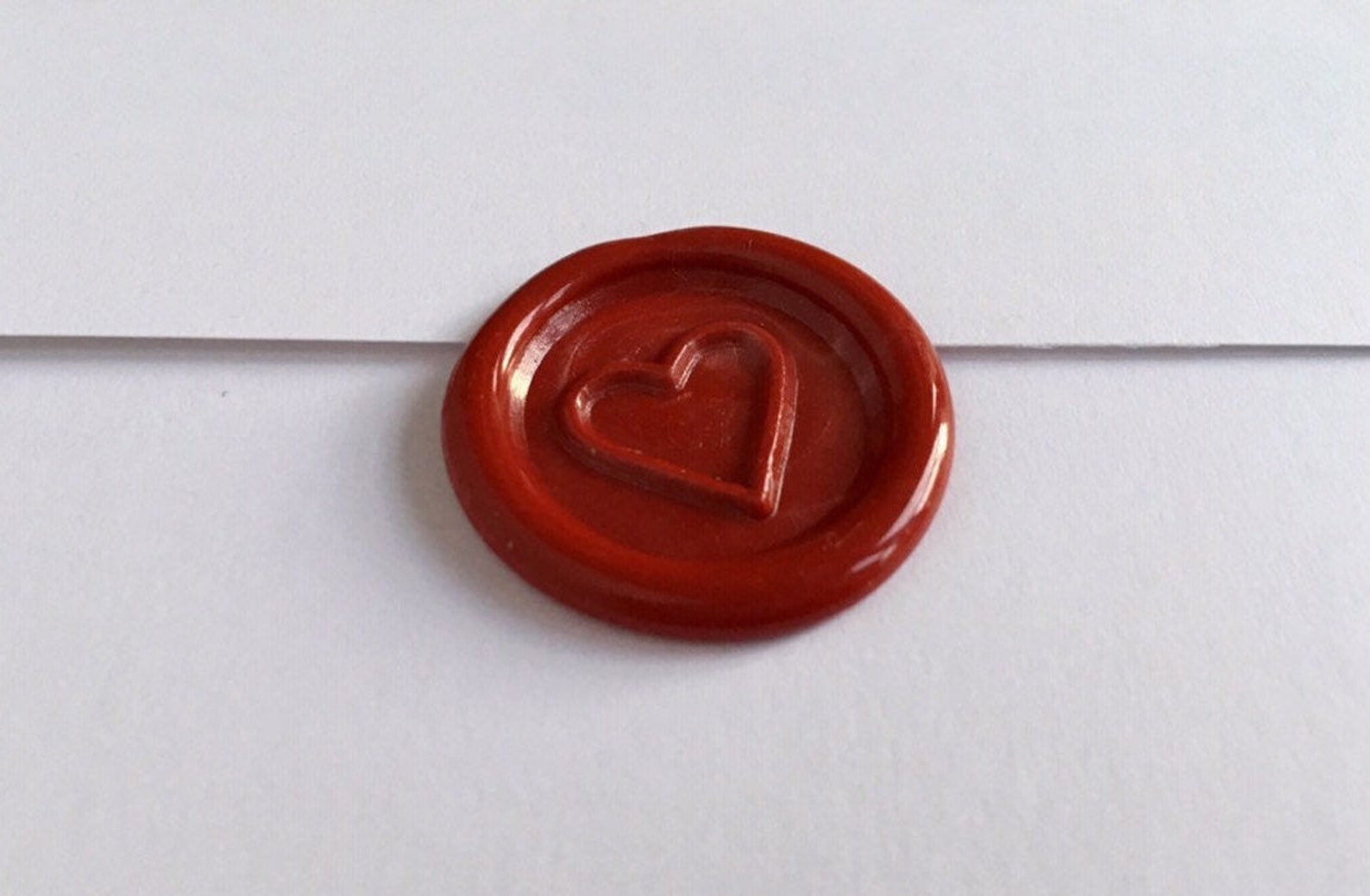Wax Seal Stickers Heart Self Adhesive Wax Seals Envelope Etsy
