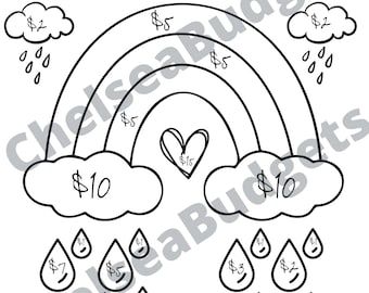 Rainy Day Savings Challenge for Cash Stuffing