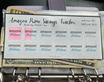 Printable Amazon Prime Tracker