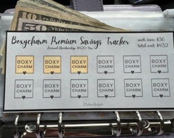 Printable Boxycharm Premium Tracker