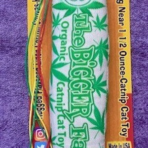 BIGGER FATTY Catnip Cat Toy! Organic, Catnip Kicker, Catnip Joint, Large, All Natural Cat Toys, Best Cat Toys, Homemade, Funny Cat Gift