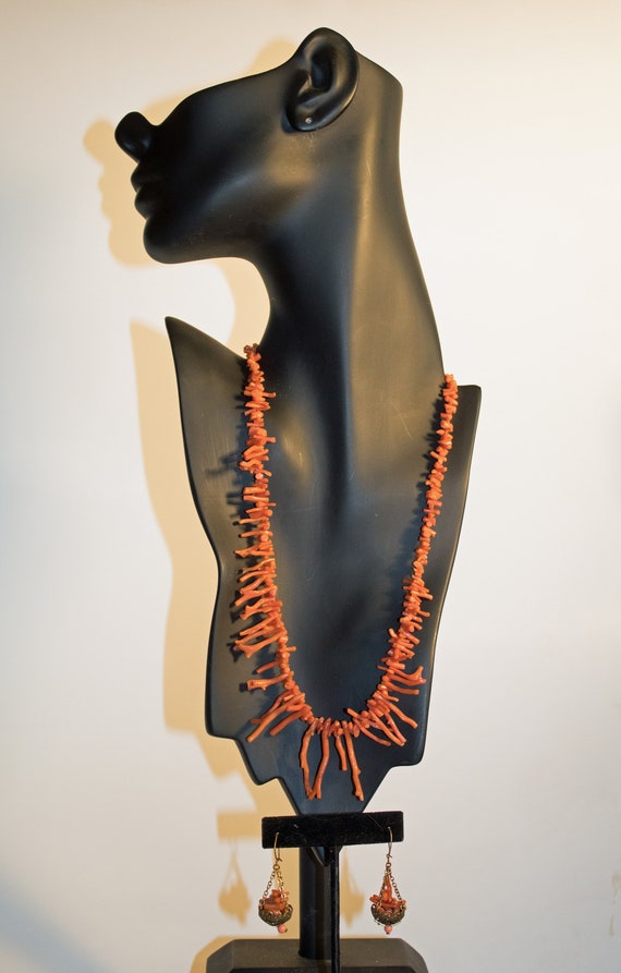 1940's Salmon Coral Set - image 7