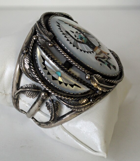Eagle Dancer Inlay Cuff - image 7
