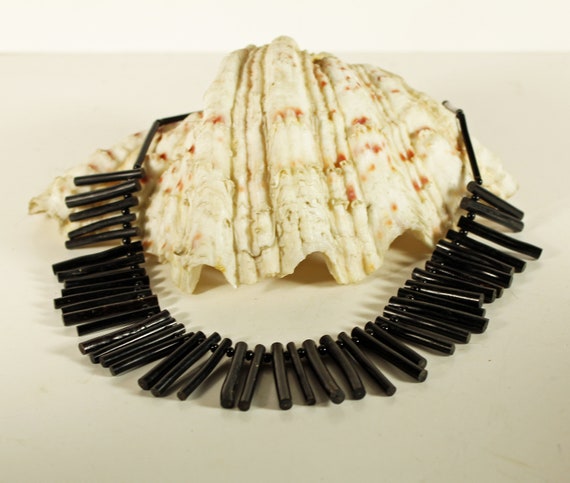 Black Coral Branch Necklace - image 4