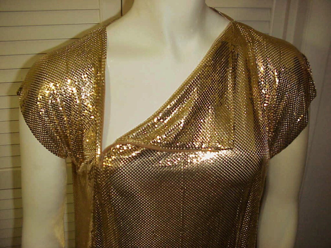 Rare Anthony Ferrara's Gold Mesh Metal Top by Lillie - Etsy