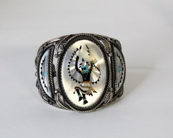 Eagle Dancer Inlay Cuff - image 3