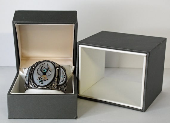 Eagle Dancer Inlay Cuff - image 9