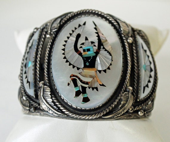 Eagle Dancer Inlay Cuff - image 1