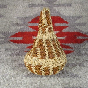 Papago Woven Rattle with Tinkling Bells Inside