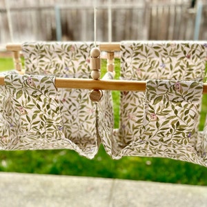 Twin Babies Fabric Swing. WEATHERPROOF Outdoor Garden Baby Swing with pillow and playing beads
