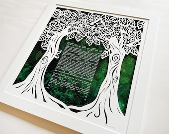 Tree of Life Ketubah | Modern Ketubah | Jewish Wedding