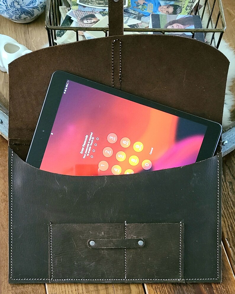 Leather Ipad / Tablet Case 10 Inch Etsy