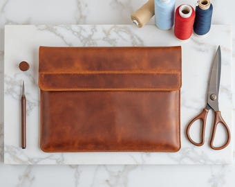 Premium Leather Laptop Cover Customizable Gift  Unique Thoughtful Gift for Best Friends Stylish Gift for Your Close Friend or Partner