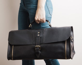 Leather tool bag with shoulder strap Tool pouch, Handmade tool bag for stylist, Hairstylist case bag, Barber gift leather hairdresser bag